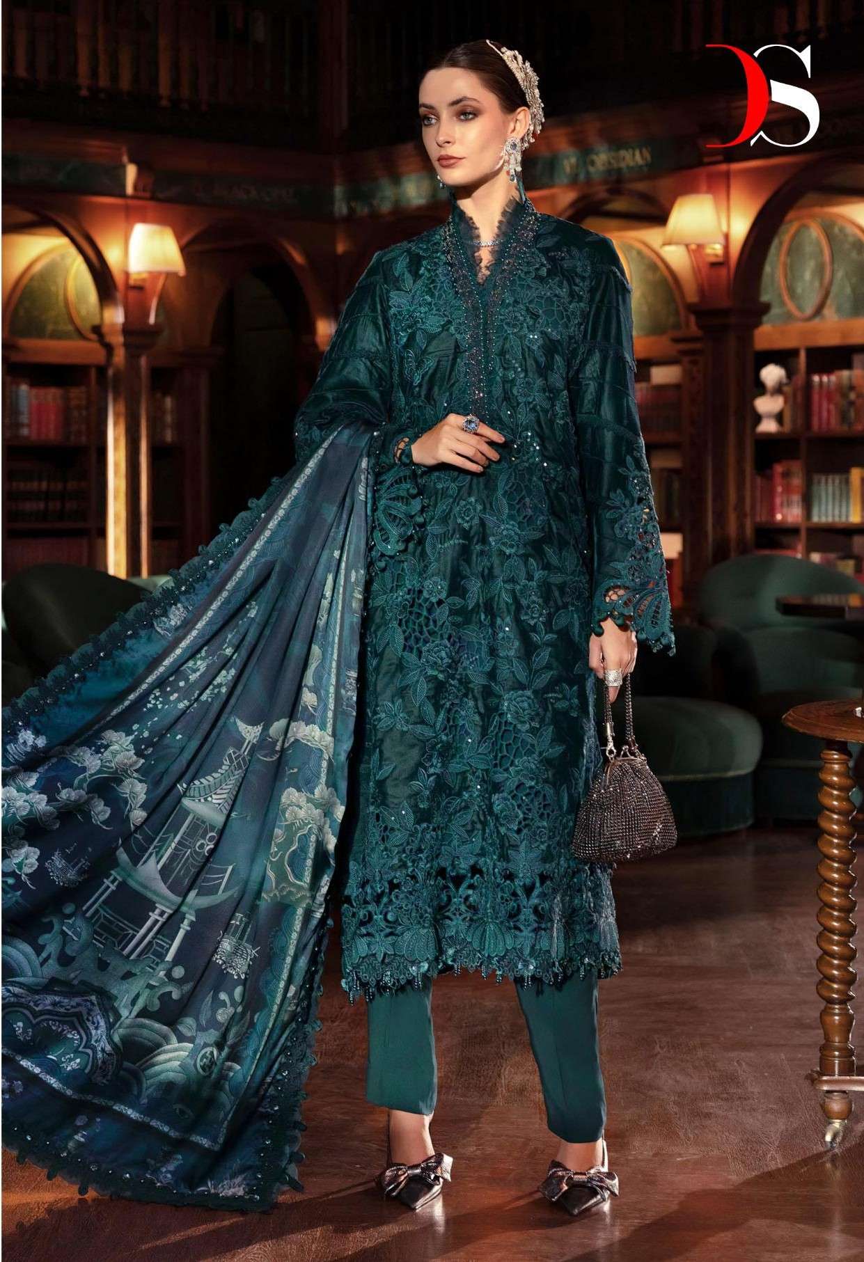 MARIA B LUXE 25 - 2 D.NO. 1524 BY DEEPSY SUITS